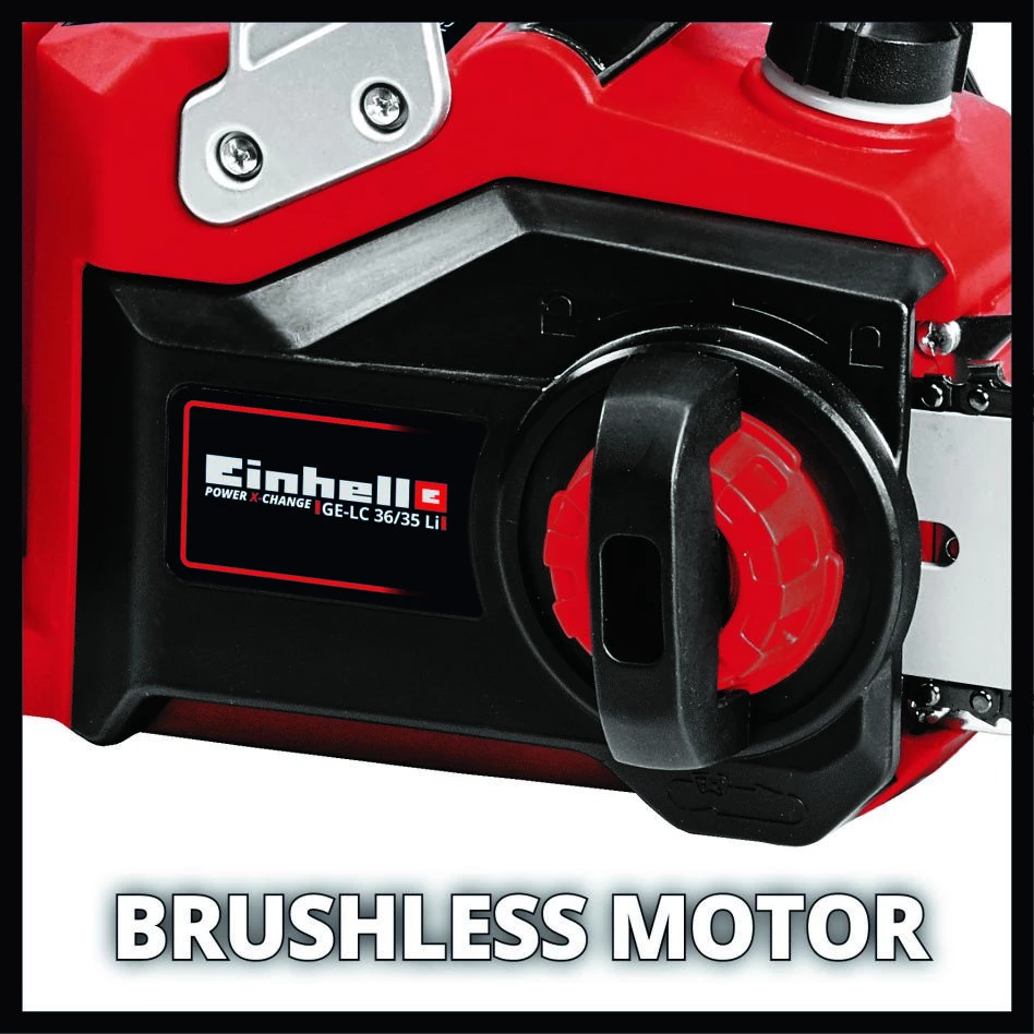 Einhell Tronçonneuse Sans Fil 4501780 GE-LC 36/35 Li-Solo Accu Tronçonneuse 2 X 18 Volt Sans Batteries Ni Chargeur 1 Einhell Tronçonneuse Sans Fil 4501780 GE-LC 36/35 Li-Solo Accu Tronçonneuse 2 X 18 Volt Sans Batteries Ni Chargeur