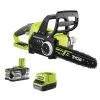 Ryobi Tronçonneuse Sans Fil 5133003830 RCS18X3050F Tronçonneuse 30 Cm One+ 18 Volt 5.0 AH Li-ion