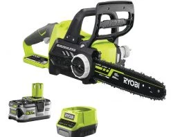 Ryobi Tronçonneuse Sans Fil 5133003830 RCS18X3050F Tronçonneuse 30 Cm One+ 18 Volt 5.0 AH Li-ion