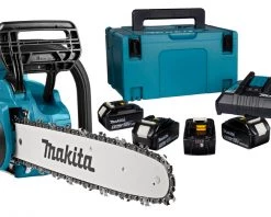 Makita Tronçonneuse Sans Fil DUC400PT4J LXT 18 V Accu Tronçonneuse 40 Cm Fournie Avec Un Kit De Démarrage 197626-8 -Outils à main Soldes duc400pt4j lxt 18 v accu tronconneuse 40 cm fournie avec un kit de demarrage 197626 8 4